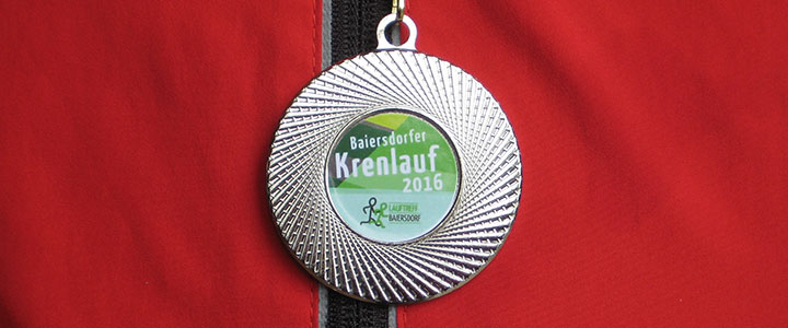 Finisher-Medaille Krenlauf 2016