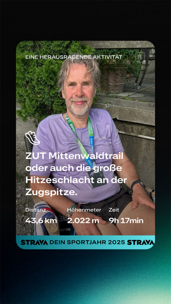 Screenshot Strava Statistik